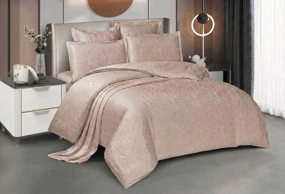 Lenjerie pat Jaquard 6 piese (JQ6P1)70% bumbac