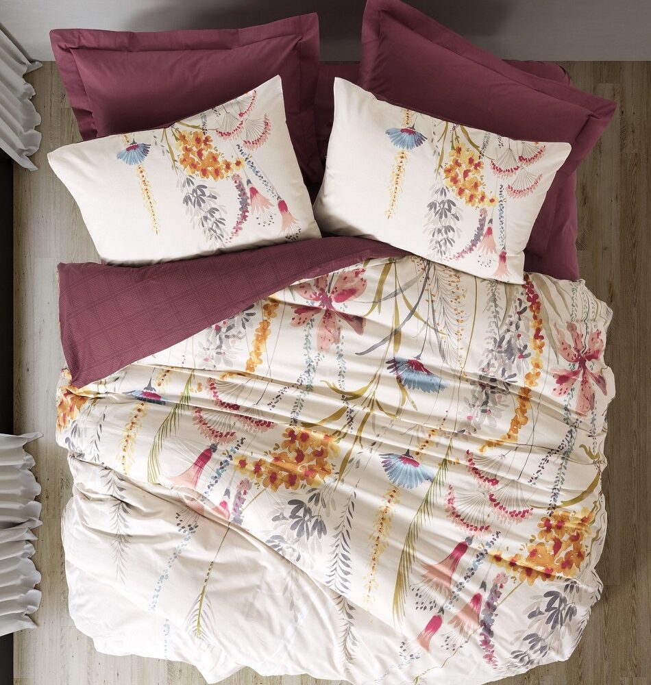 Lenjerie de pat dublu din bumbac 100% ranforce – Modeline