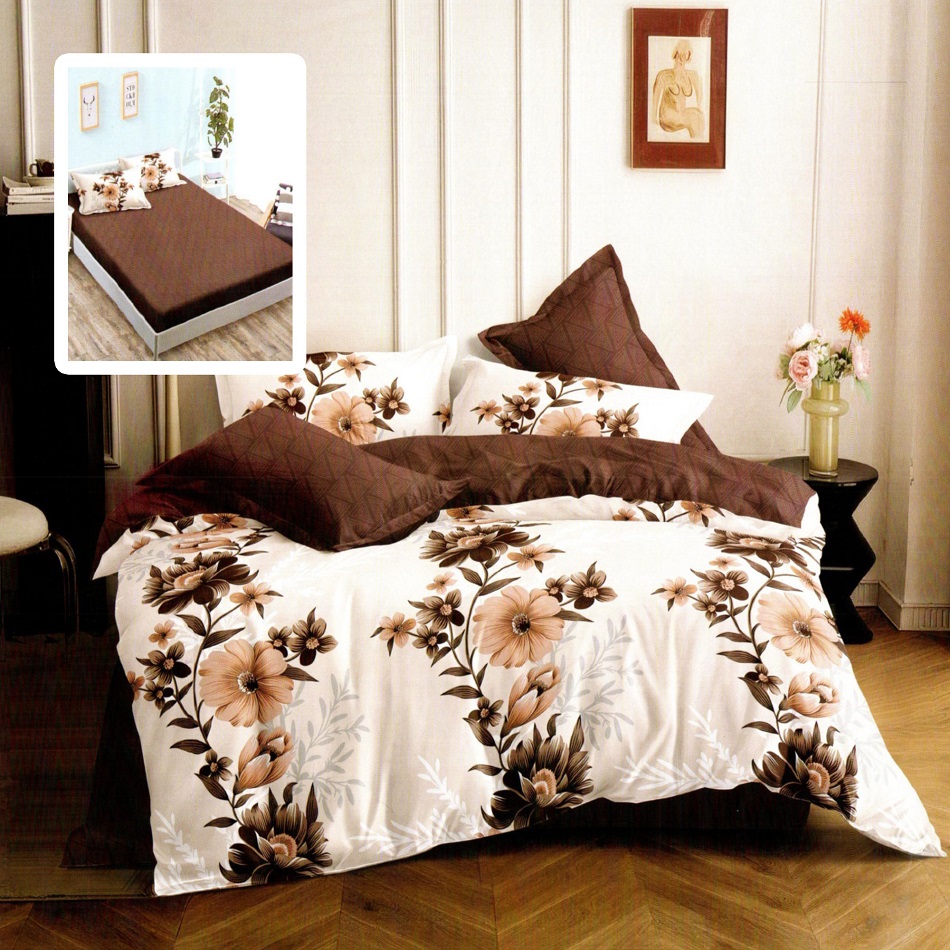 LENJERIE FINET 6 PIESE CU HUSĂ – 160×200 ȘI 180×200 (HF6P248)