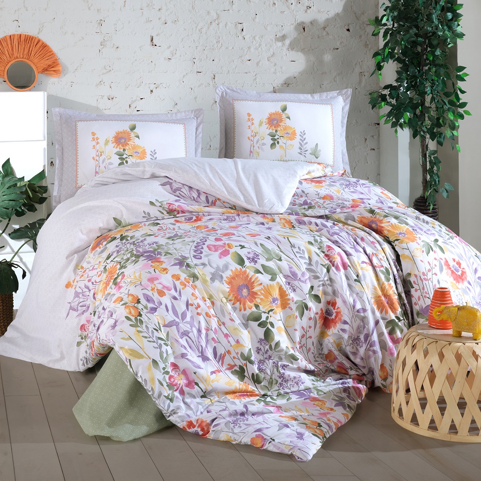 Lenjerie de pat ranforce Clasy king size (Galya)