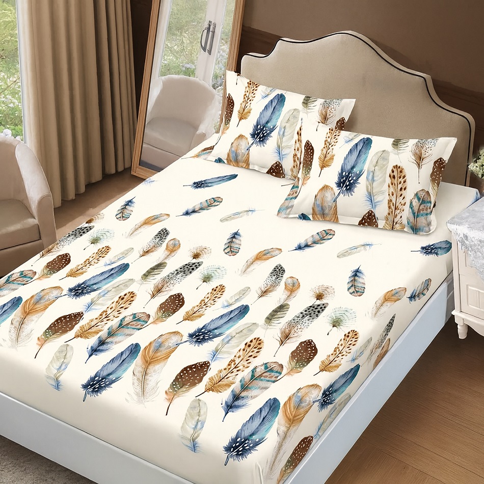 Husă de pat Finet + 2 fețe pernă (HF2FP103)