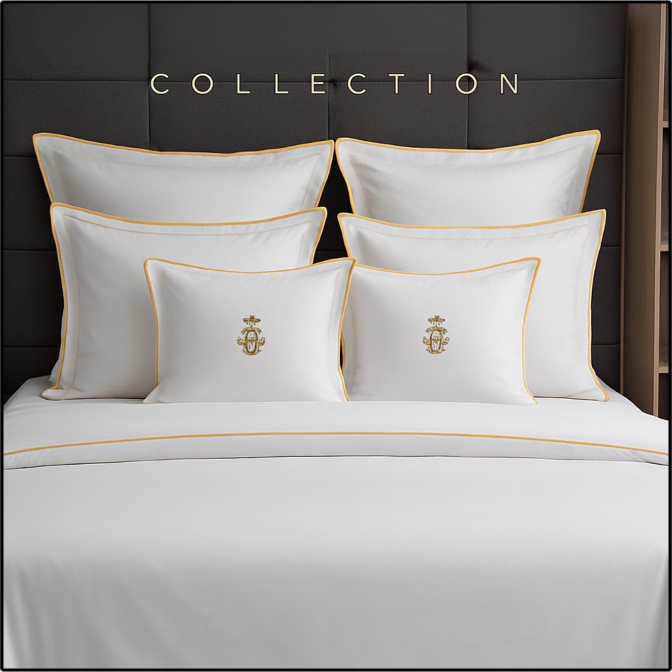 Set de Lenjerie Deluxe High Class – Bumbac Percalle-broderie exclusivista