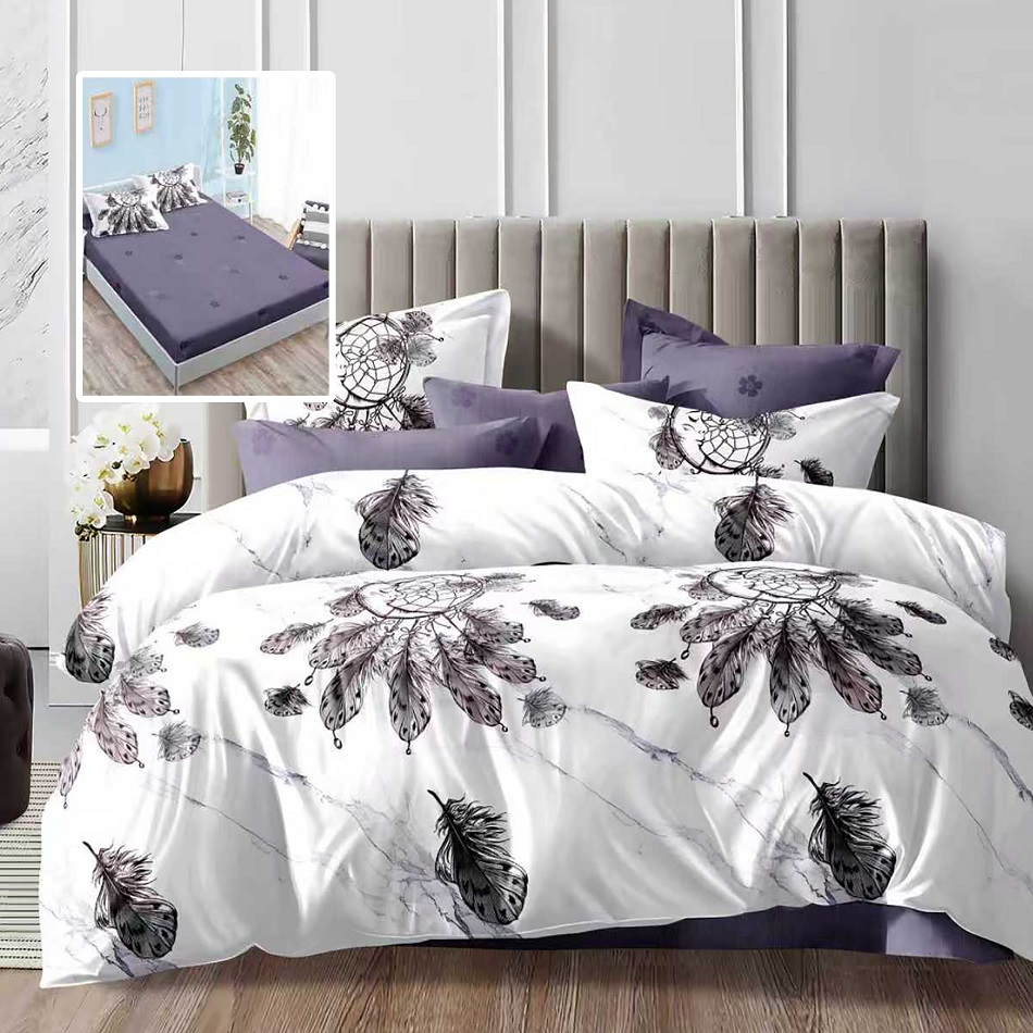 Lenjerie de pat Economy 6 piese cu husă (ECNH11)