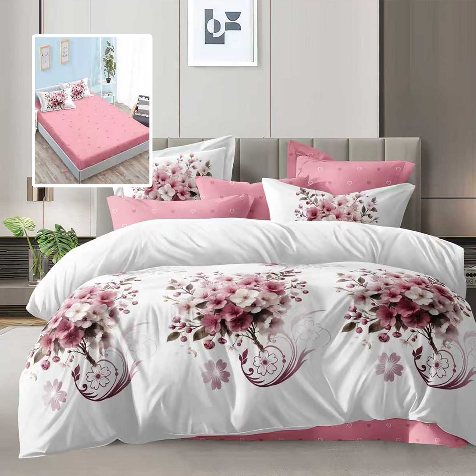 Lenjerie de pat Economy 6 piese cu husă (ECNH24)