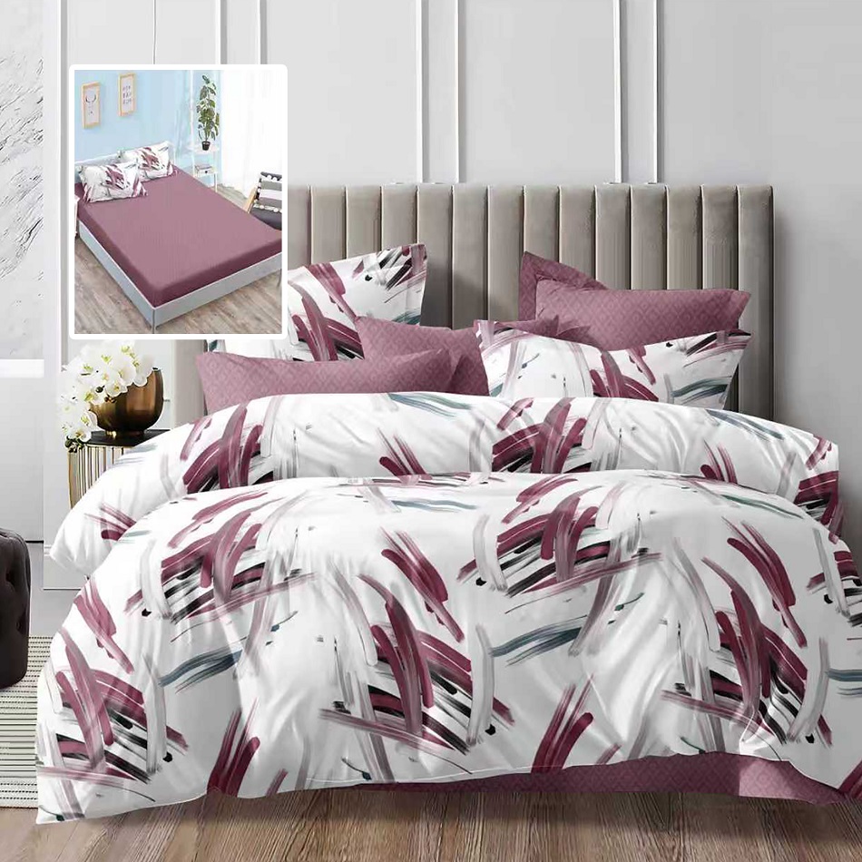 Lenjerie de pat Economy 6 piese cu husă (ECNH42)