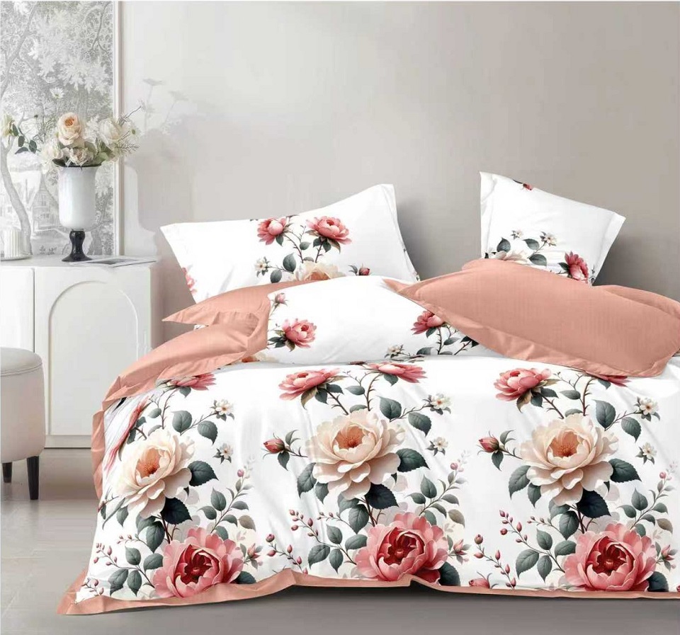 LENJERIE FINET 6 PIESE CU HUSĂ – 160×200 ȘI 180×200