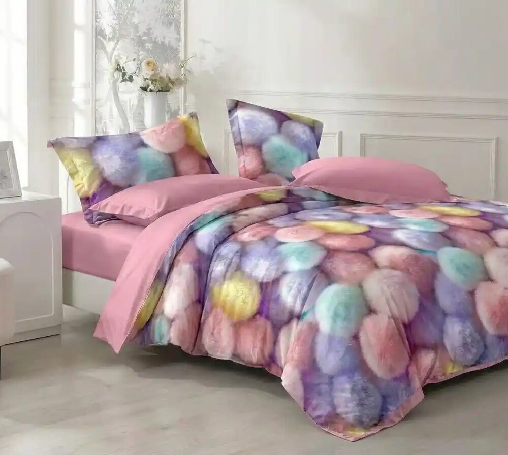 LENJERIE FINET 6 PIESE CU HUSĂ – 160×200 ȘI 180×200 BUBBLE