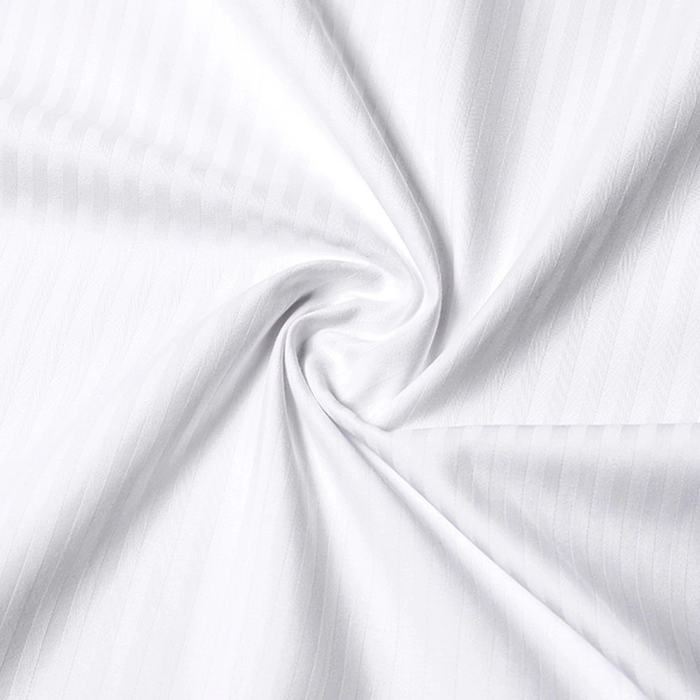 Material damasc satinat dunga lata de 1 cm pentru lenjerii de pat tip hotel,pensiuni