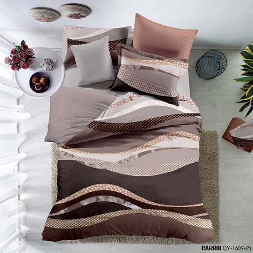 Lenjerie de pat poplin – două persoane (QY-1609)cutie cadou