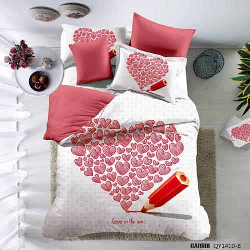 Lenjerie de pat poplin – două persoane (QY-1410)