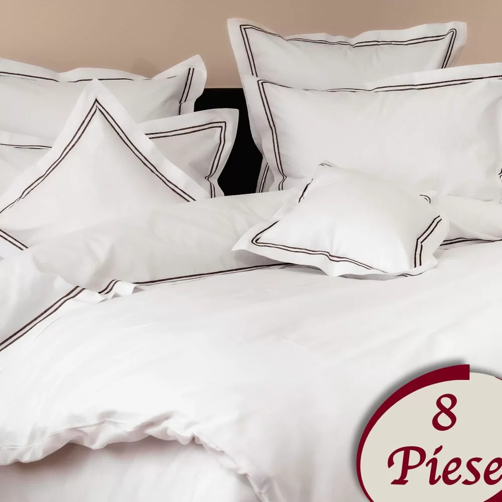 LENJERIE DE PAT BUMBAC 100% 8 PIESE (8PCS6)-cutie eleganta cadou