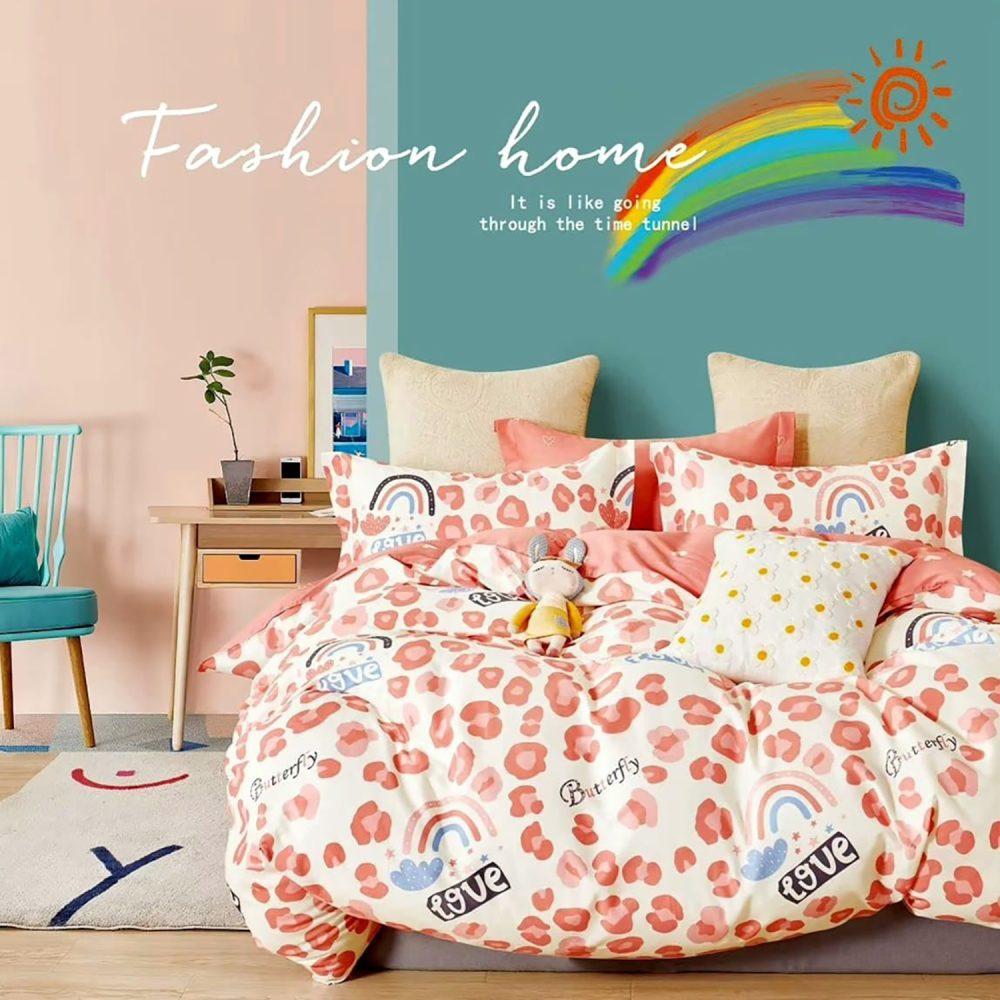 LENJERIE DE PAT PERCALLE IMPRIMAT (PRC27)King Size 6 piese