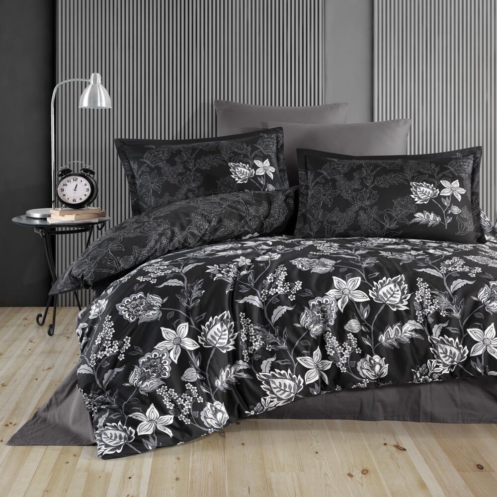 Lenjerie de pat satin Clasy king size (VILYA V2)cutie cadou