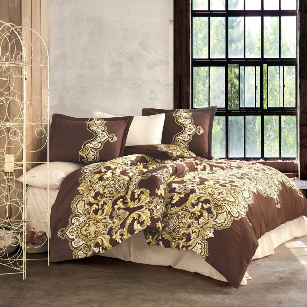 Lenjerie de pat satin Clasy king size (ARTESA V1)cutie cadou