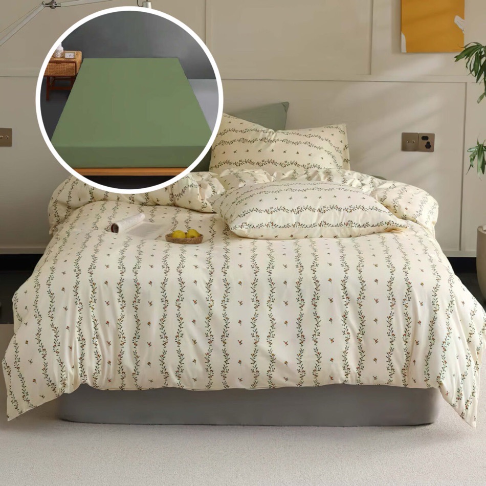LENJERIE PAT TRICOT BUMBAC 100 % CU HUSĂ-NEMERA