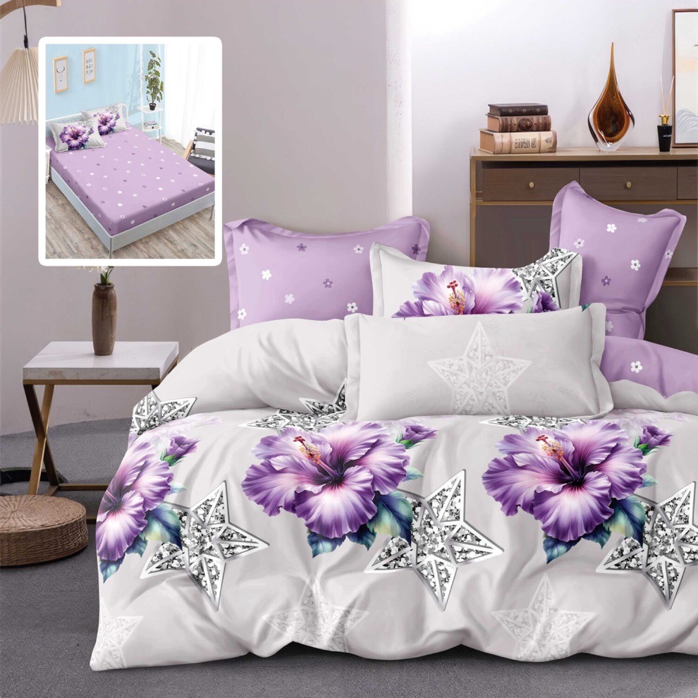 LENJERIE FINET 6 PIESE CU HUSĂ – 160×200 ȘI 180×200 (YANI V2)